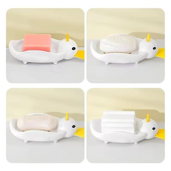 Duck Soap Box Self Draining Holder for Shower Bathroom Tub - Image 3