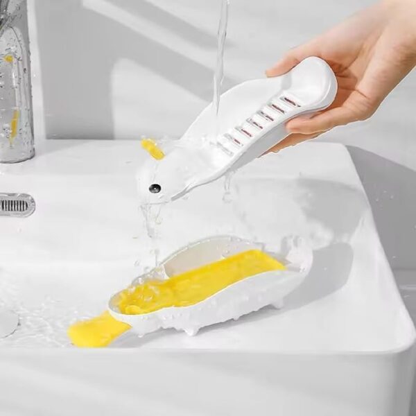 Duck Soap Box Self Draining Holder for Shower Bathroom Tub - Image 8
