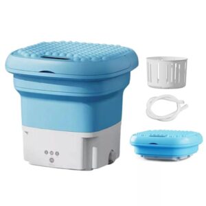 Washing Machine Portable Mini Foldable Washer and Spin Dryer (2 KG)