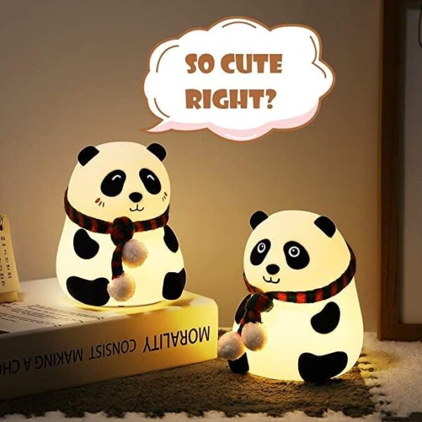 Panda Lamp, Panda Gifts, Panda Touch Silicone Lamp - Image 3