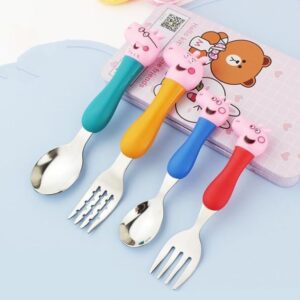 Cartoon Pig Spoon Set BPA-Free