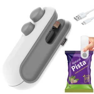 Portable Mini Sealing Machine, Handheld Packet Sealer for Food