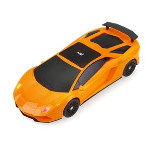 MZ F4 Portable Bluetooth Speaker, Dynamic Thunder Sound, Auto Series - Orange, Wireless Stereo Speaker with Deep Bass and Long Battery Life