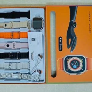 Smart Watch Ultra 7 in 1 Straps 2.01 Infinite Display BT Calling Sports Mode