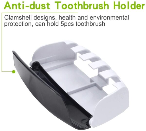 Plastic Wall Mounted Automatic Toothpaste Dispenser - Image 5