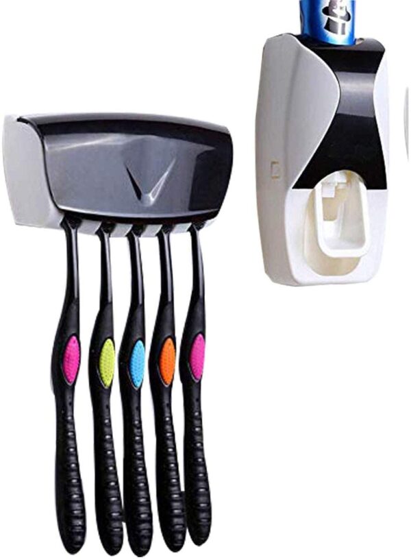 Plastic Wall Mounted Automatic Toothpaste Dispenser - Image 6