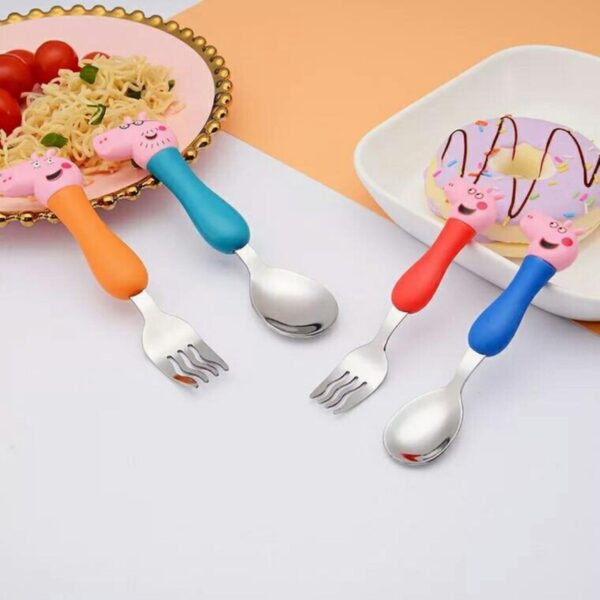 Cartoon Pig Spoon Set BPA-Free - Image 5