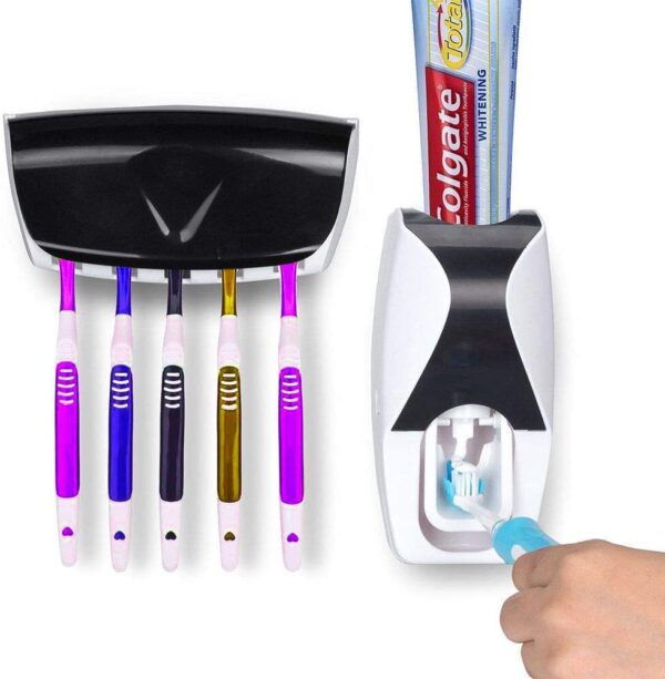 Plastic Wall Mounted Automatic Toothpaste Dispenser