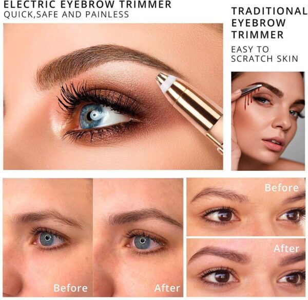 2-in-1 Eyebrow Flawless Trimmer for Women - Image 6