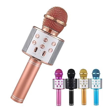 818 Bluetooth Mic| Wireless Handheld Karaoke Microphone Mic Audio Recording Wire for Singing - Image 5