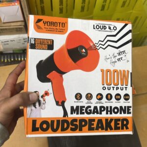 YOROTO Speaker Portable Horn Recorder Player Bluetooth PA System Voice Assistance