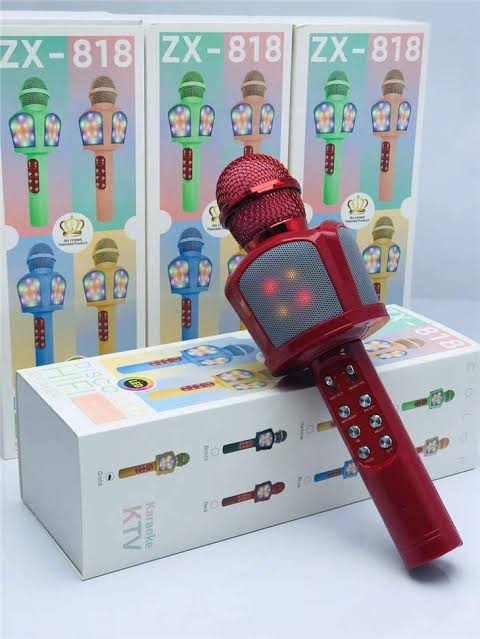 818 Bluetooth Mic| Wireless Handheld Karaoke Microphone Mic Audio Recording Wire for Singing - Image 4