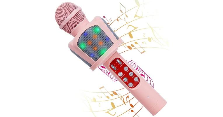 818 Bluetooth Mic| Wireless Handheld Karaoke Microphone Mic Audio Recording Wire for Singing - Image 2