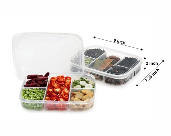 5 Compartment Food Storage Container - Image 4