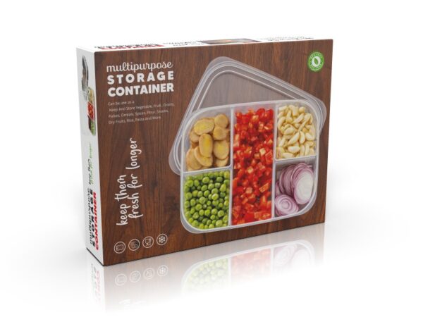 5 Compartment Food Storage Container - Image 3