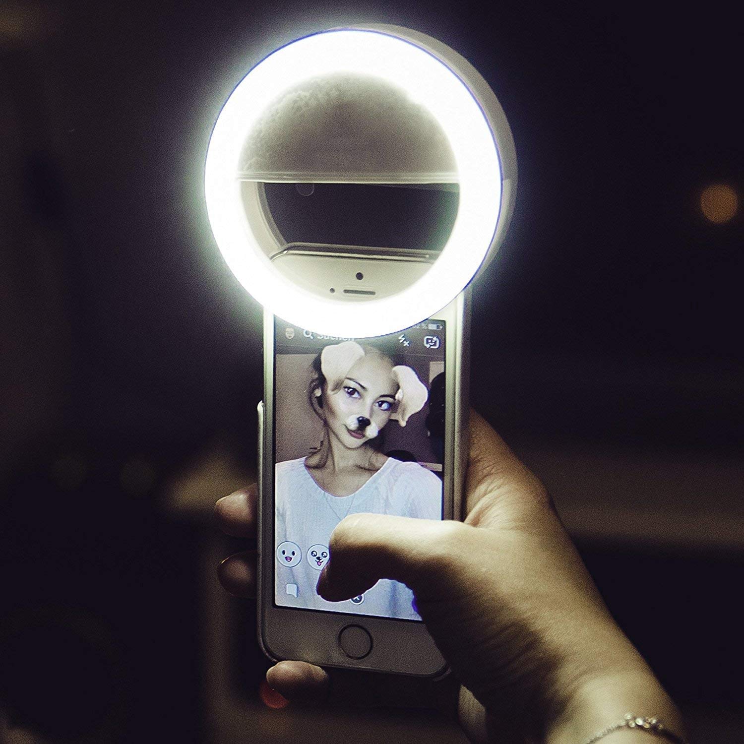Soft White Color Selfie Ring Light with 3 Modes and 36 LED for Mobile Phone Photos - Image 5