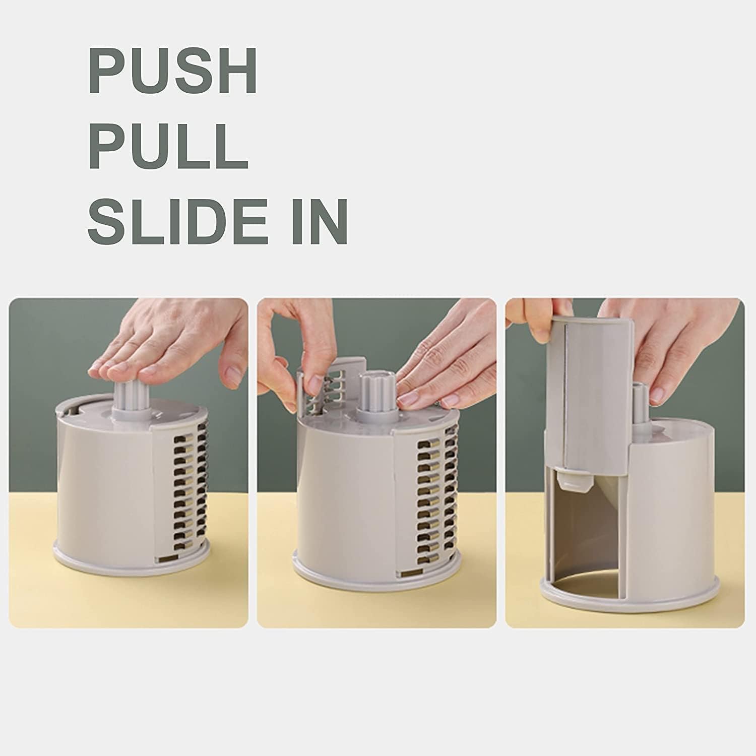 Rotary Vegetable Slicer - Round Mandoline Slicer - Image 3