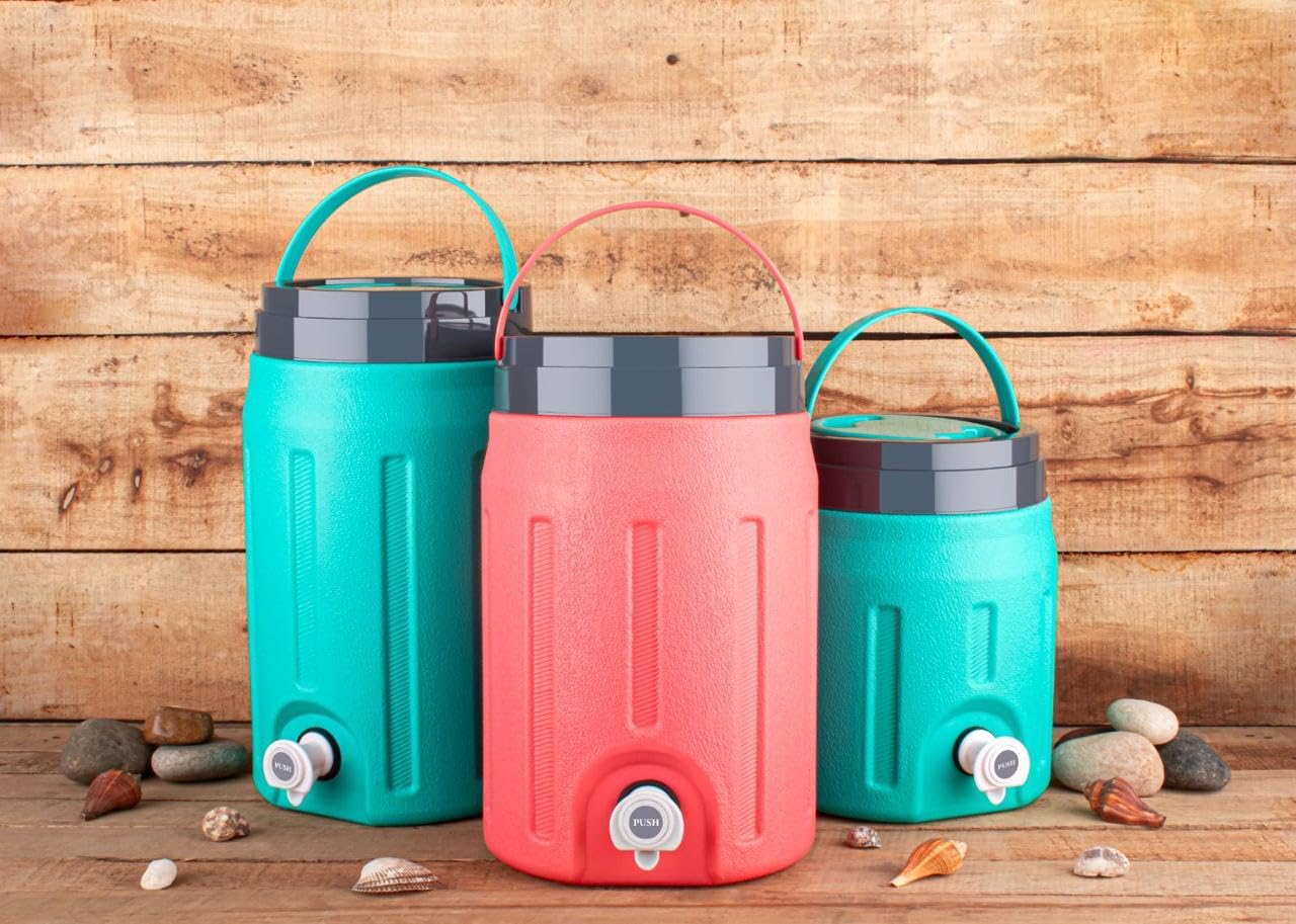 Portable Water Jug Camper with Tap Plastic Insulated Water Water Storage - Image 2