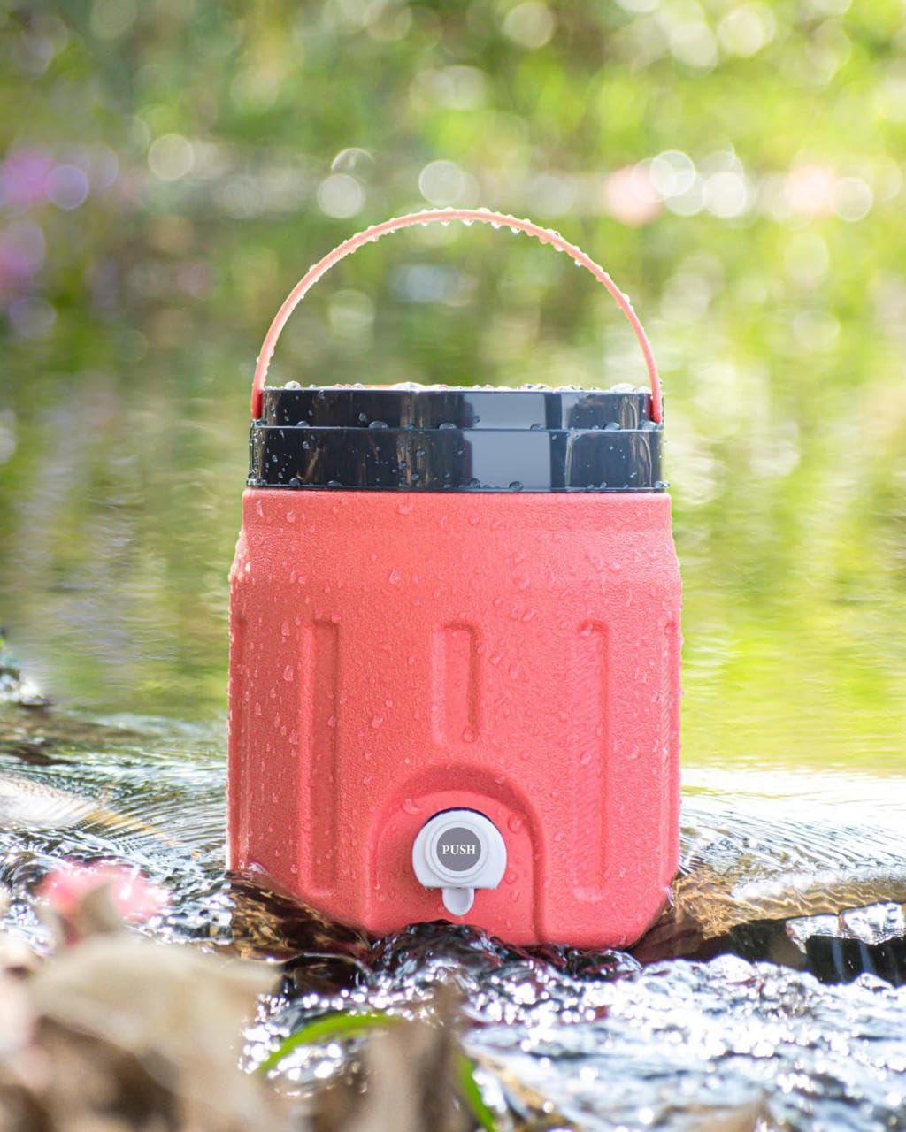 Portable Water Jug Camper with Tap Plastic Insulated Water Water Storage - Image 4